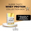 SUPER TASTY WHEY PROTEIN – PREMIUM WHITE FRUIT ITALIAN POWDER 30g Collection Box 7x30g/7x1Príchuť/